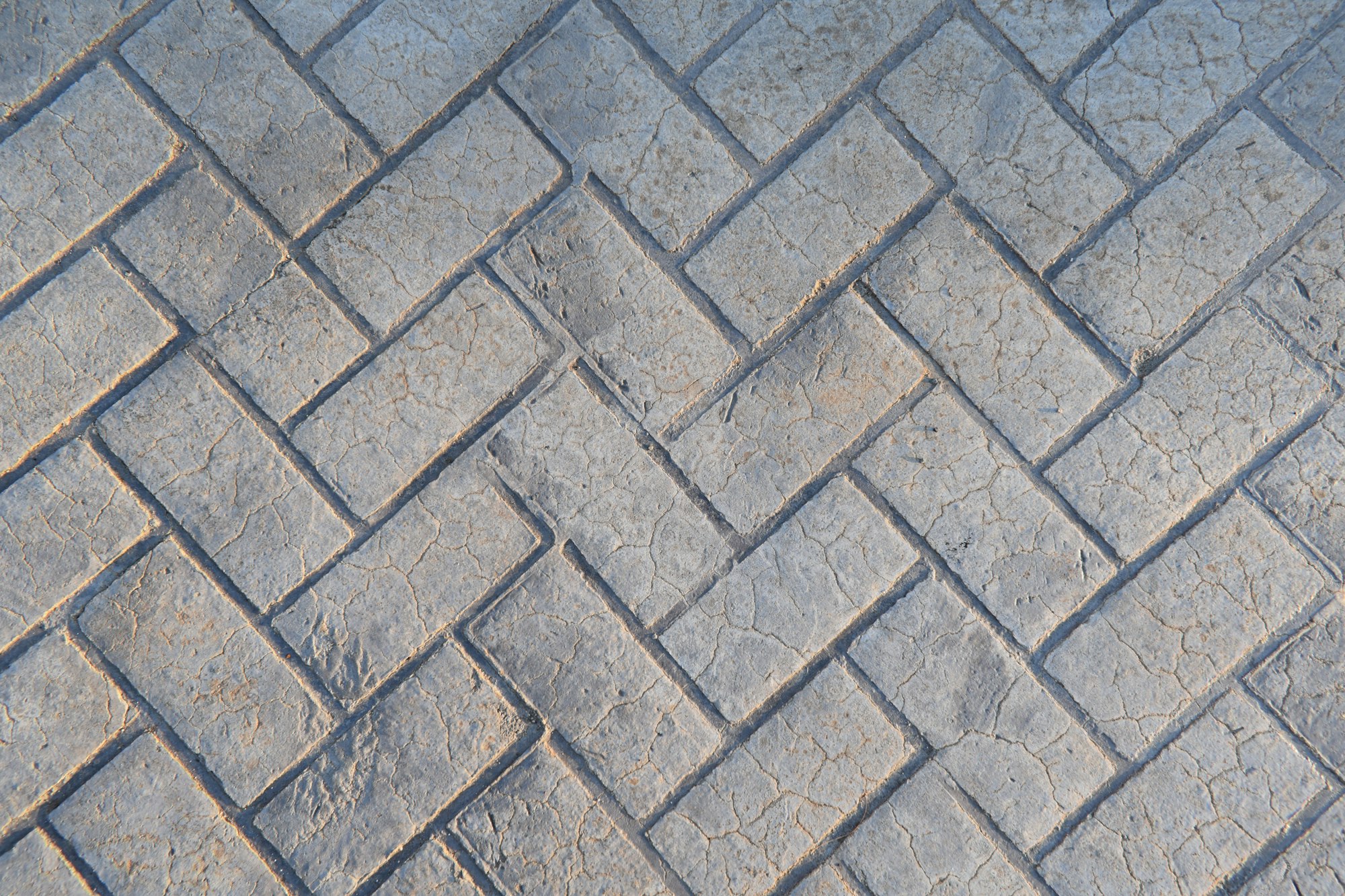 Stamped concrete floor texture background.